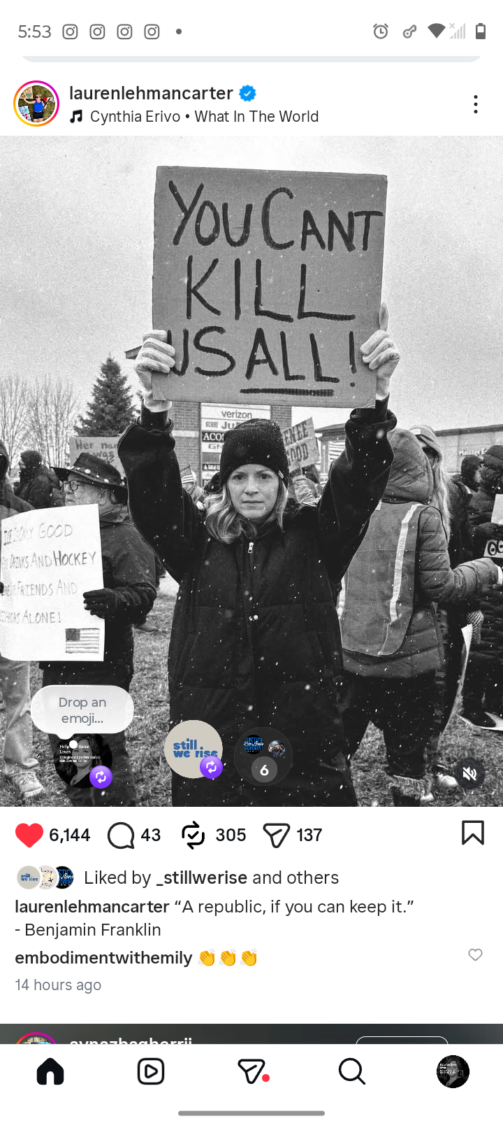 You can't kill all of us