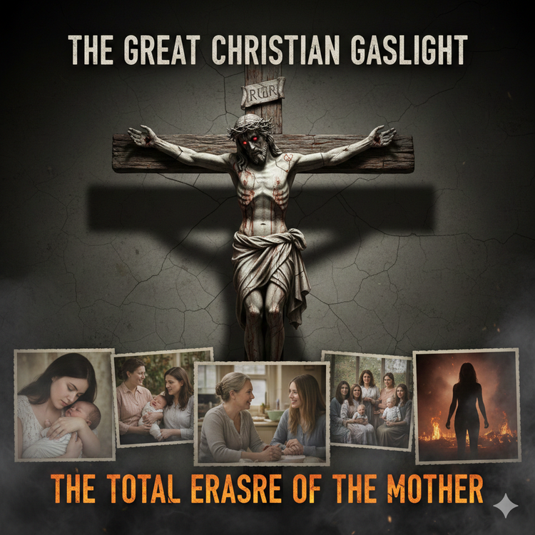 The Great Christian Gaslight: The Insanity of the Three-Day Sacrifice and the Total Erasure of the Mother