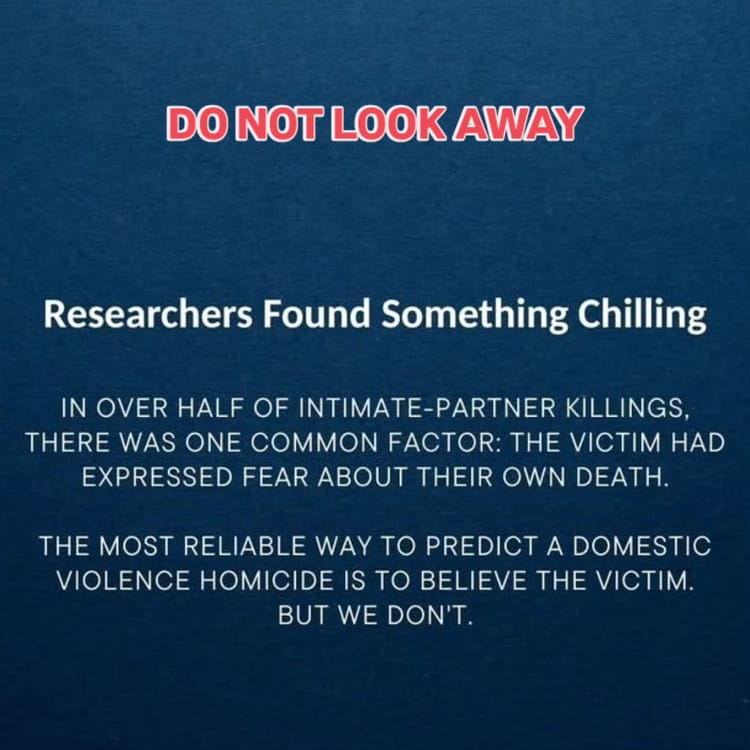 Domestic violence is a murderous euphemism. The right name is "Brutal Slave Control"