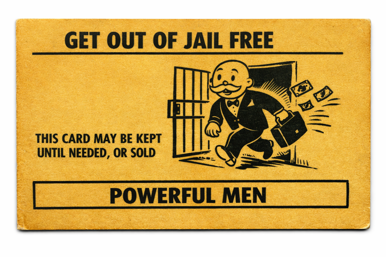 Powerful Men Get Out-of-Jail-Free Cards. Women Never Do.