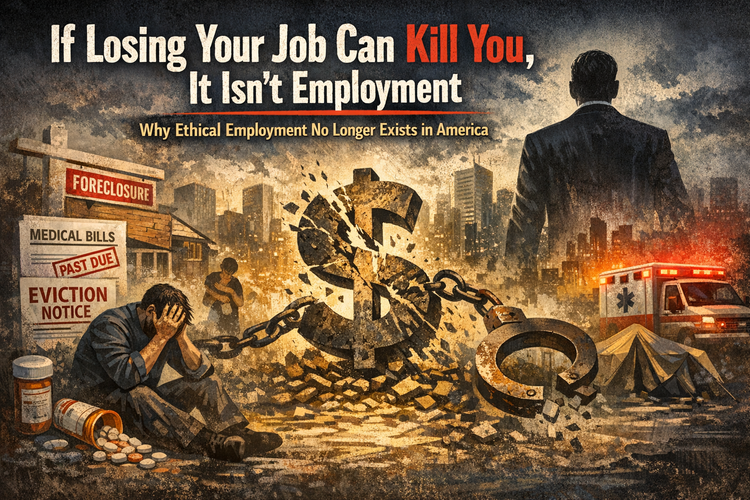 If Losing Your Job Can Kill You, It Isn’t Employment