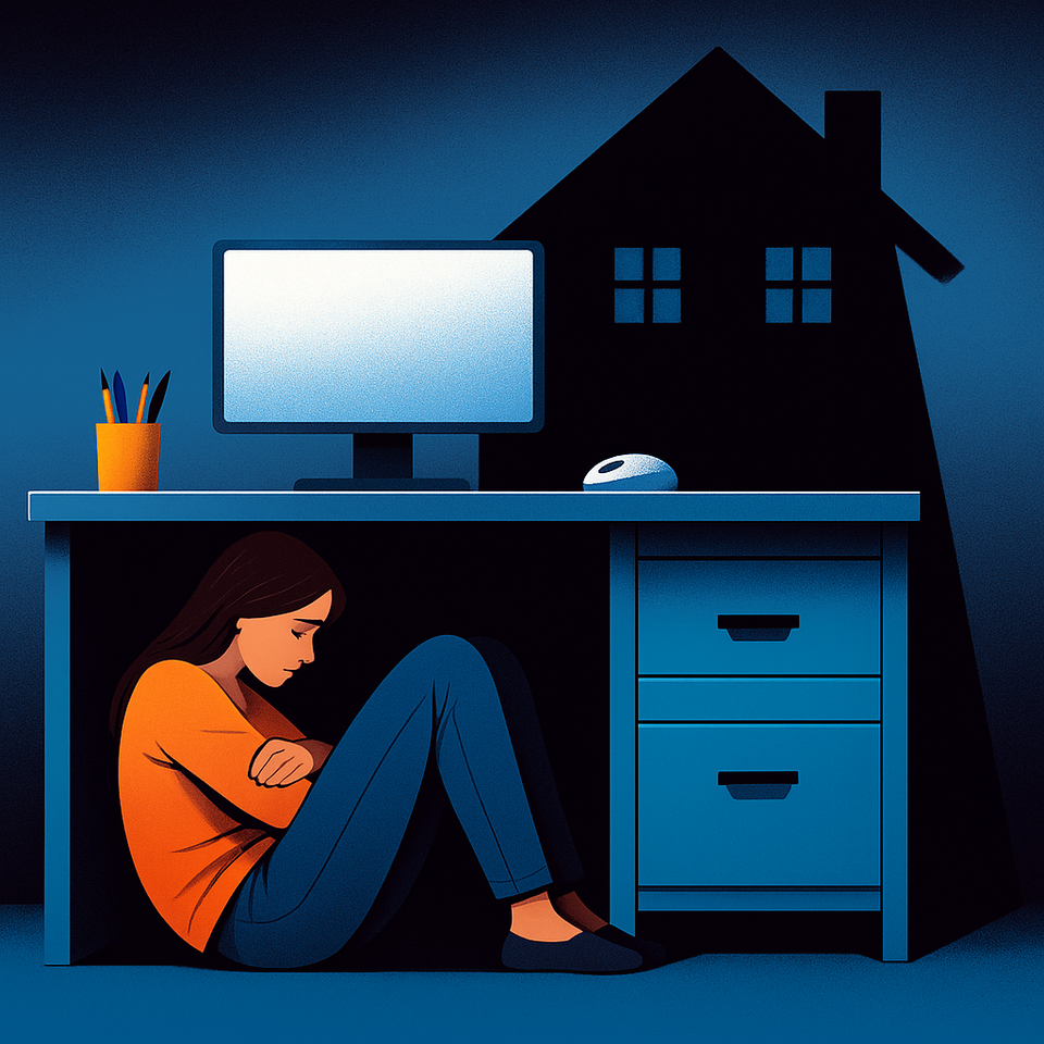 Sleeping Under the Desk