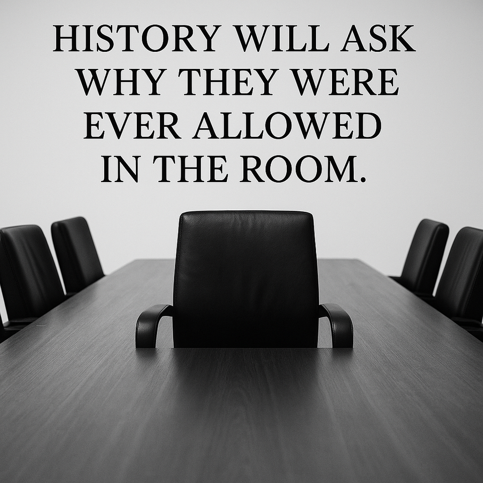 They Shouldn’t Even Be in the Room