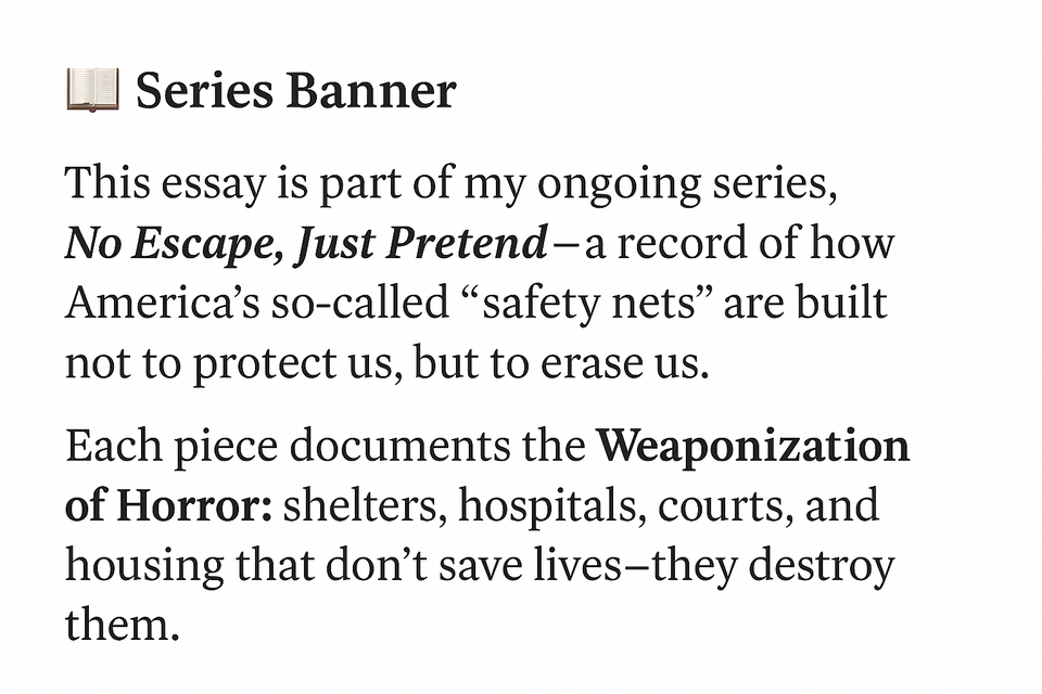 No Escape: From the Systems