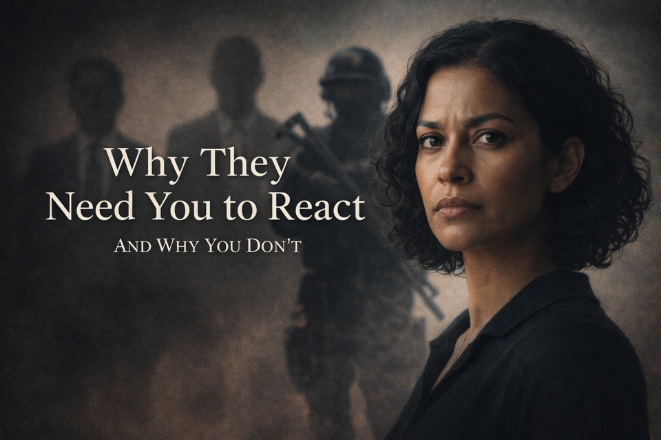 Why They Need You to React