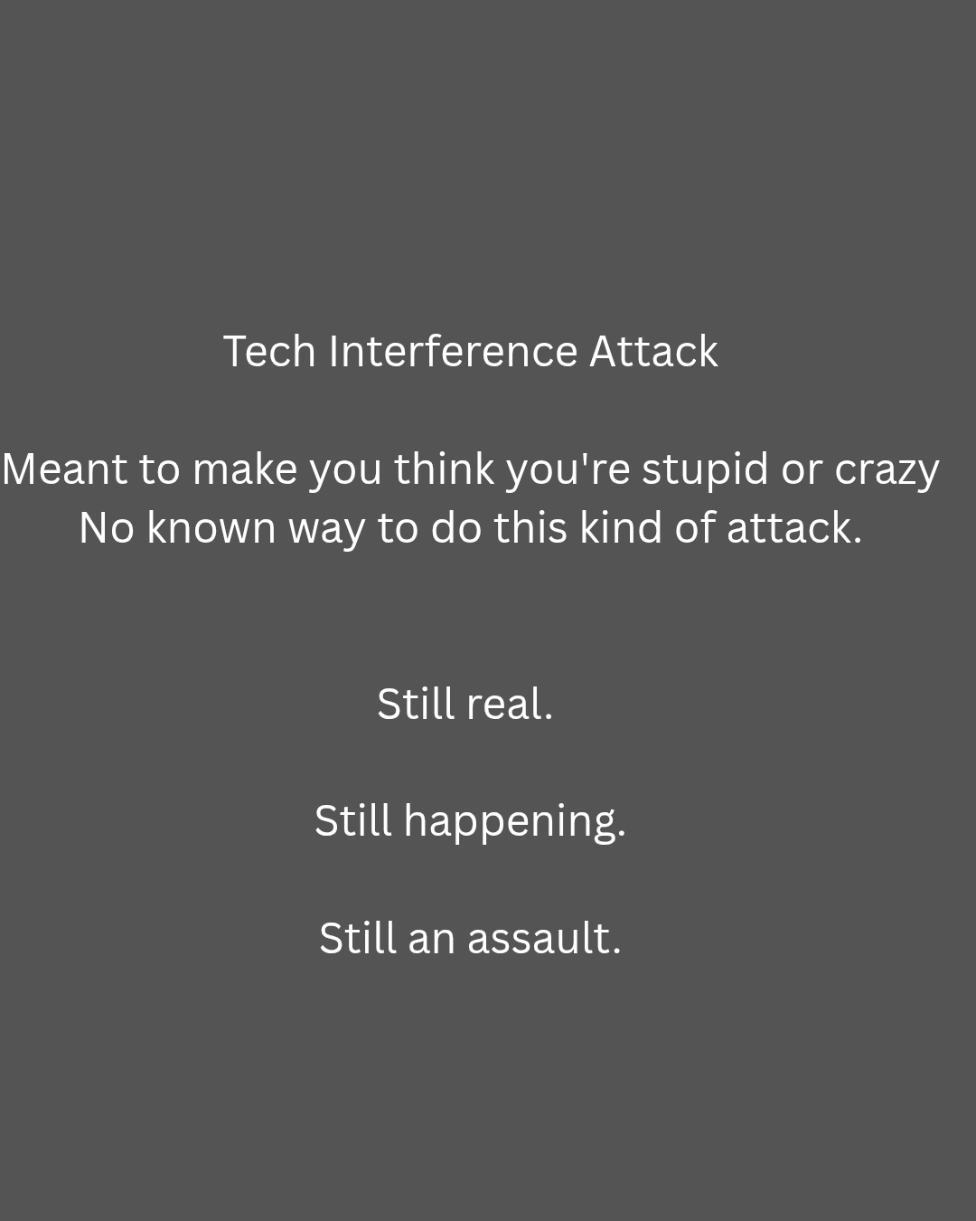 We are under attack and this is what it can look like