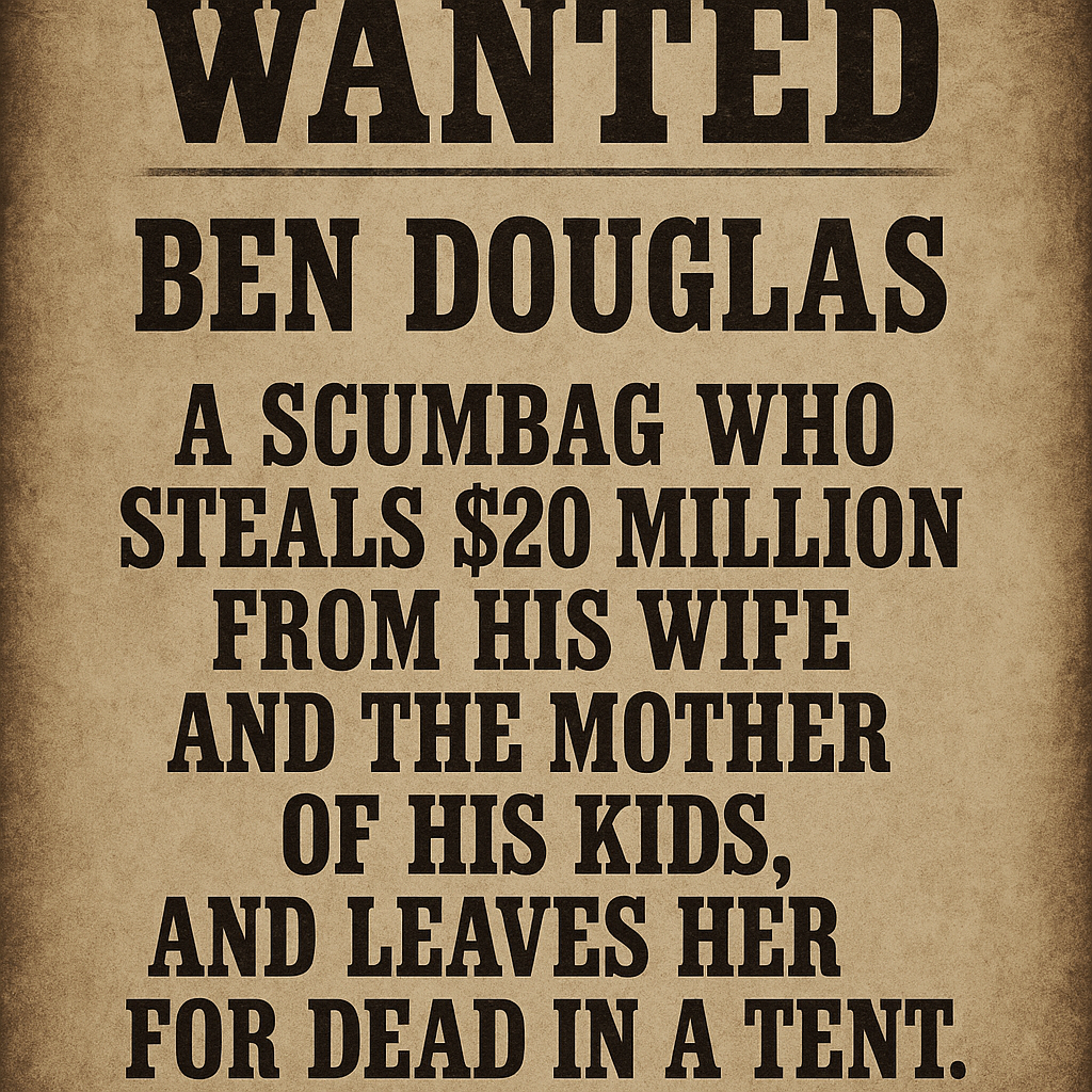 Ben Douglas is The Lowest Form Of Scum