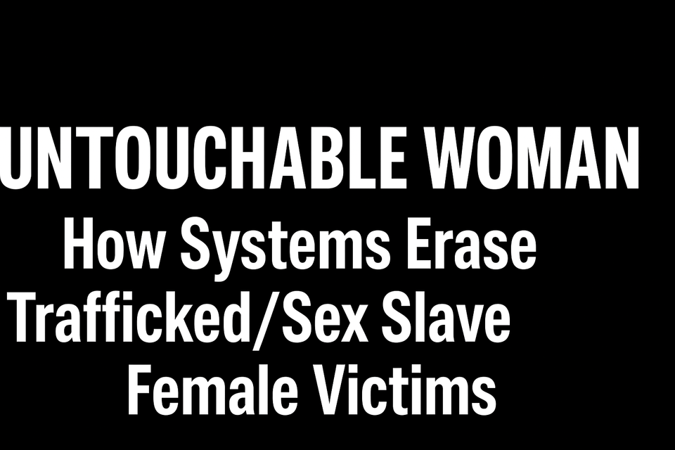 Untouchable Woman: How Systems Erase Trafficked/Sex Slave Female Victims